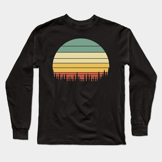 Forest Sprint Long Sleeve T-Shirt by Rizaldiuk